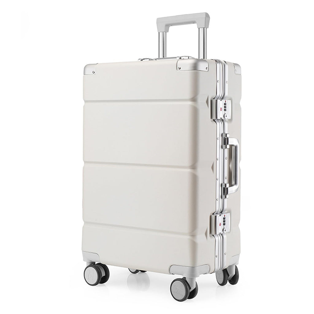 White Hard Shell Carry on Luggage B490