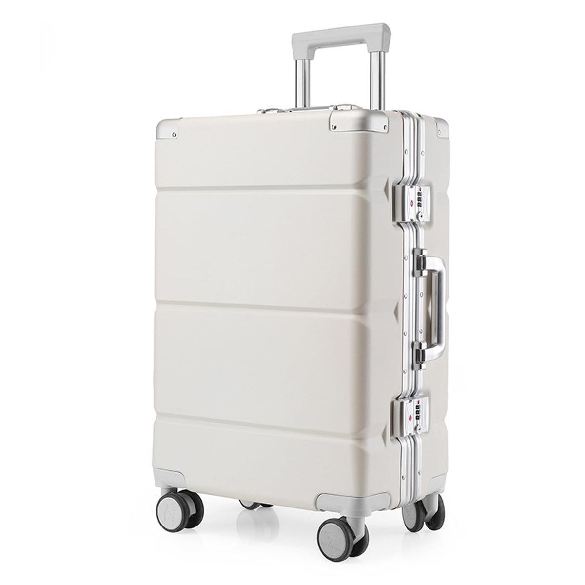 White Hard Shell Carry on Luggage B490