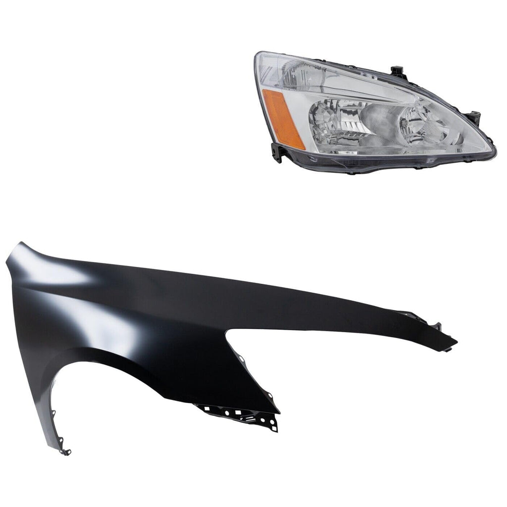 Replacement Headlight Set Passenger Side 2-pc Set Q1688
