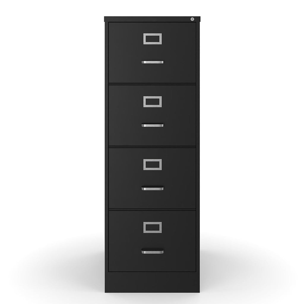 4 Drawer Black Vertical File Cabinet C44284