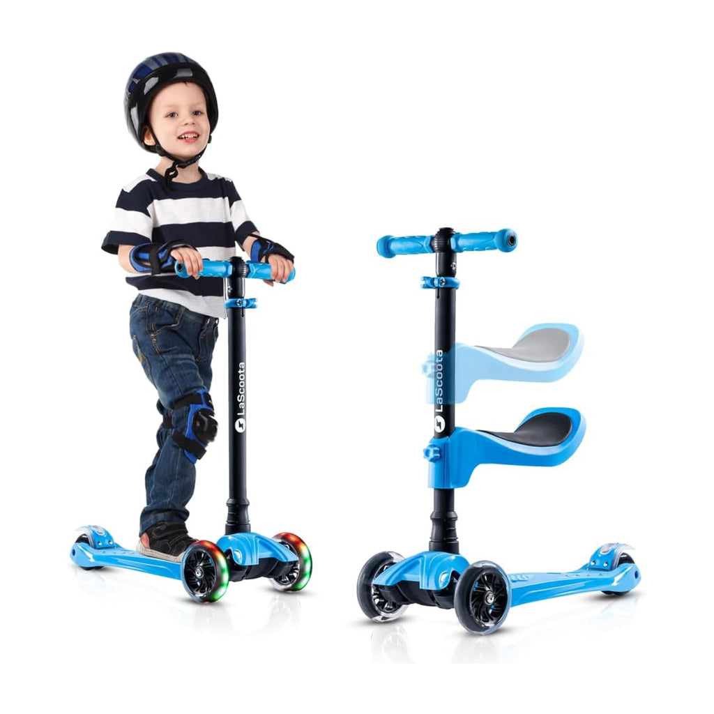 2-in-1 Kids Kick Scooter with Seat P303452