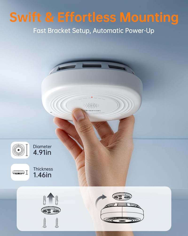 Smoke Detector 10 Year Battery 1-Pack R9615
