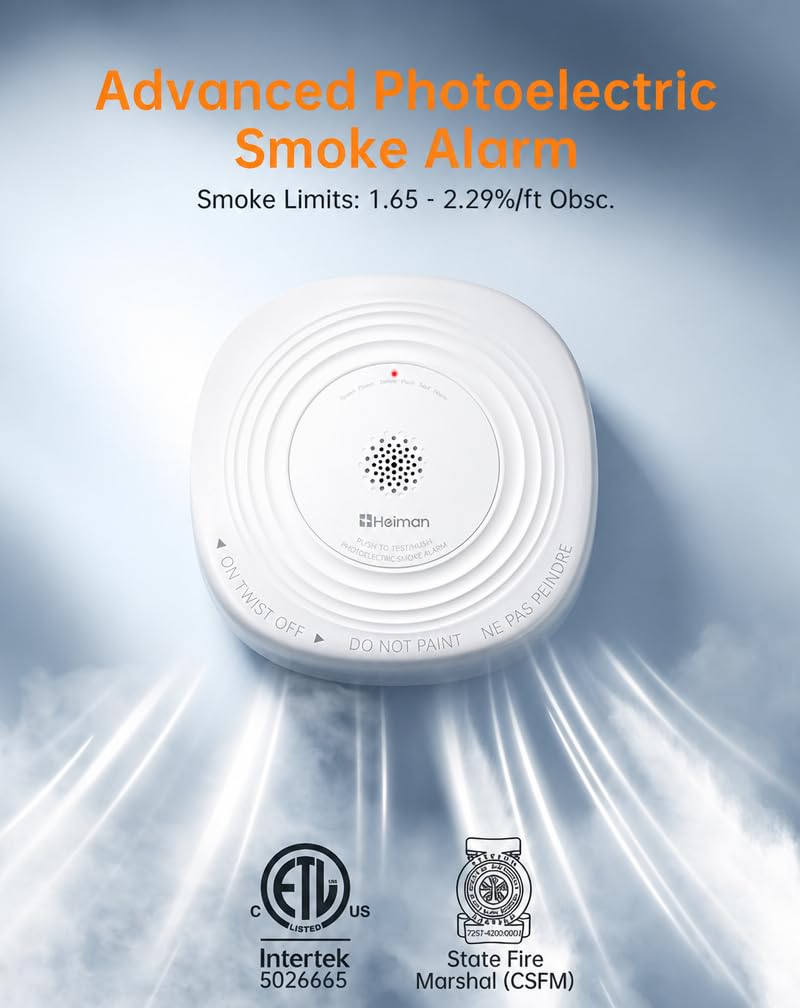 Smoke Detector 10 Year Battery 1-Pack R9615