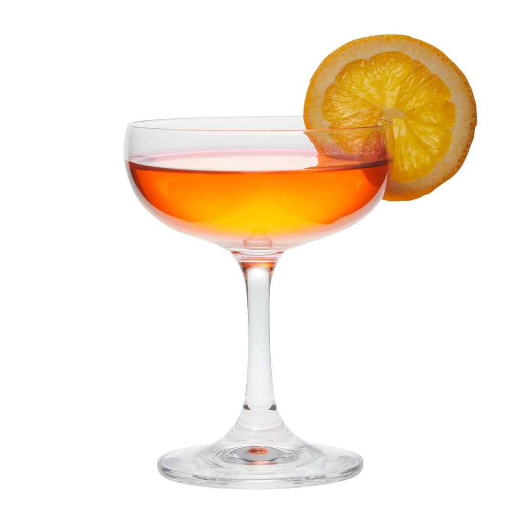 6 Count 7 oz Clear Coupe Glasses I5427