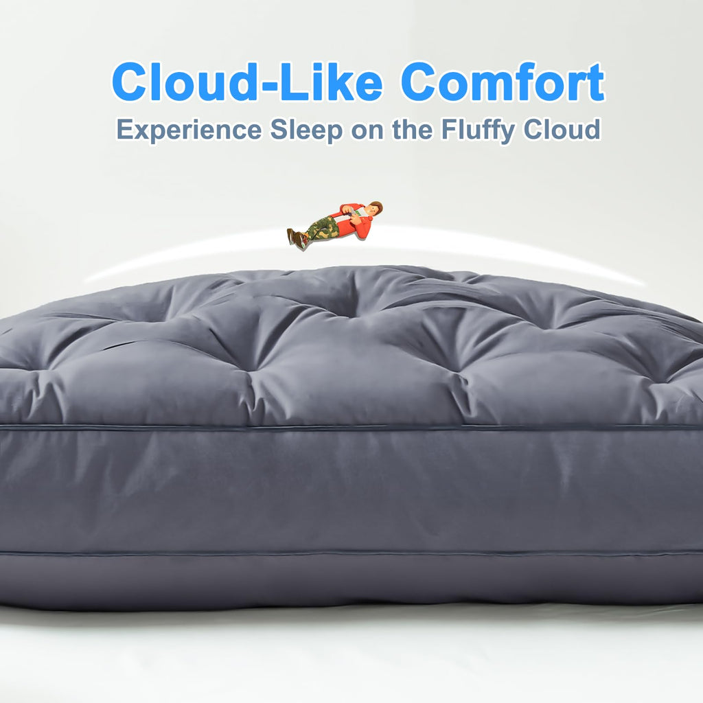 King Size Set of 2 Cotton Bed Pillow R106