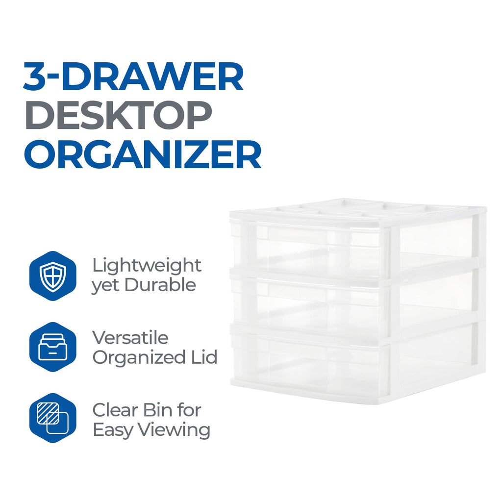 3-Drawer Desktop & Countertop Organizer D30605