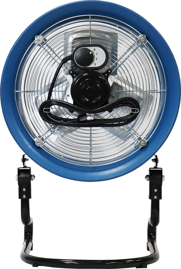 Blue 20-Inch 3-Speed Floor Fan G4715