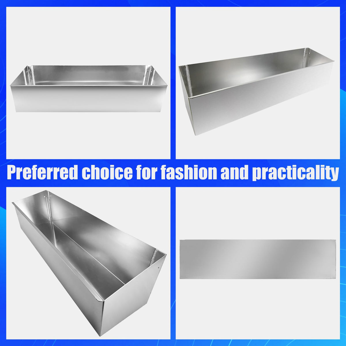 Aluminum Fuel Tank Rack 46" 4 5-Gallon Jugs Silver T73747