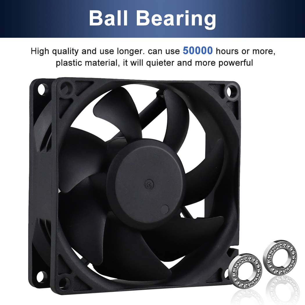 80mm 120mm AC Cooling Fan 2 Pack R264730