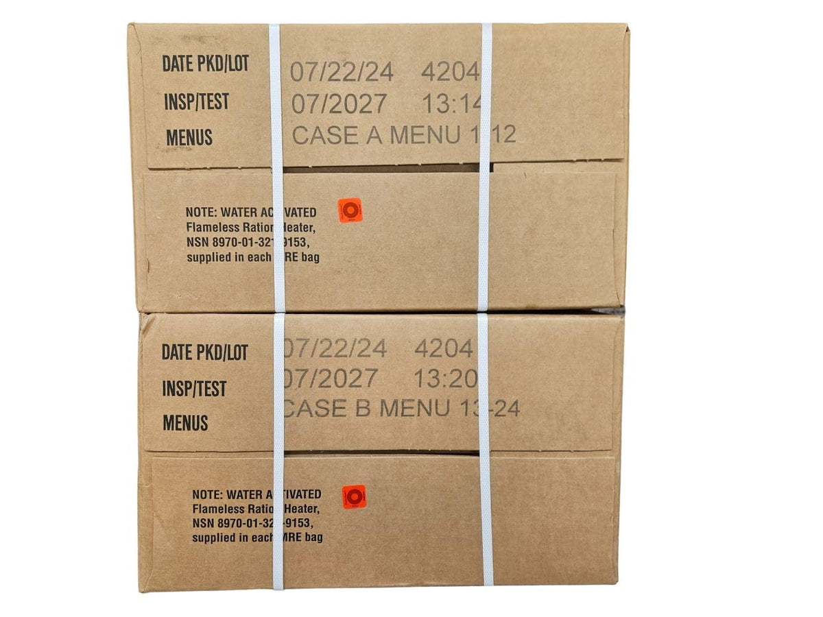 Case of 12 MREs Ready to Eat Meal 12 Packs I953066