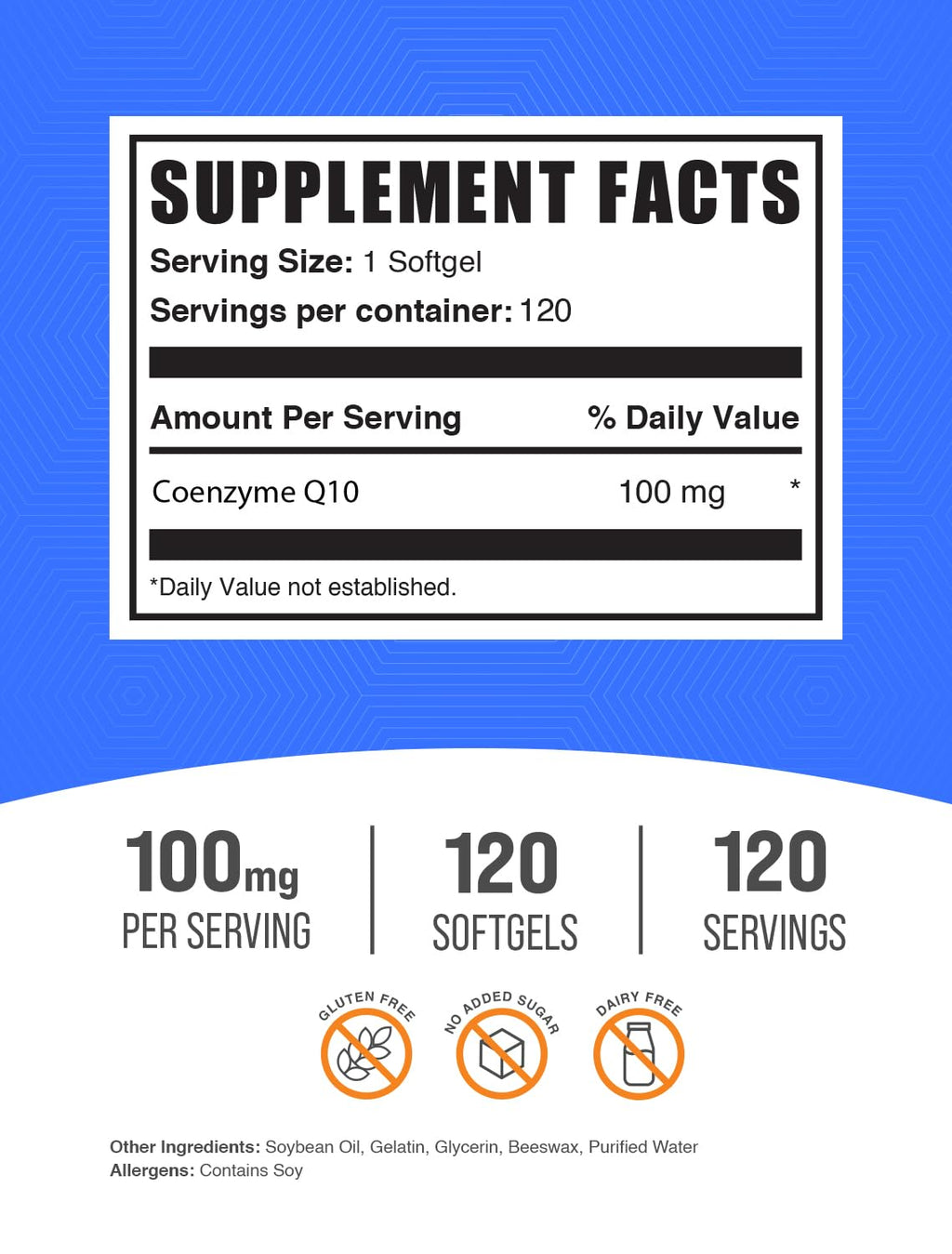 Fish Oil 1000mg + CoQ10 100mg Softgels Bundle P3313