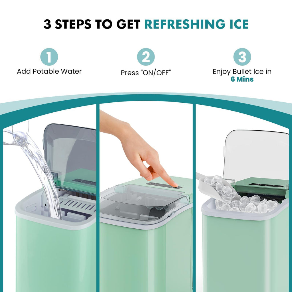 Portable Ice Maker Machine with Handle B5855