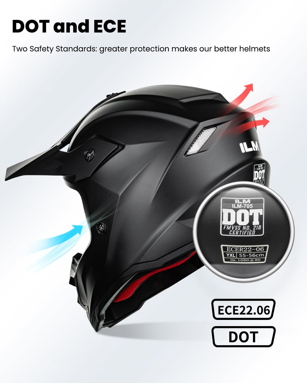 Youth Full Face Motocross Helmet Q14073