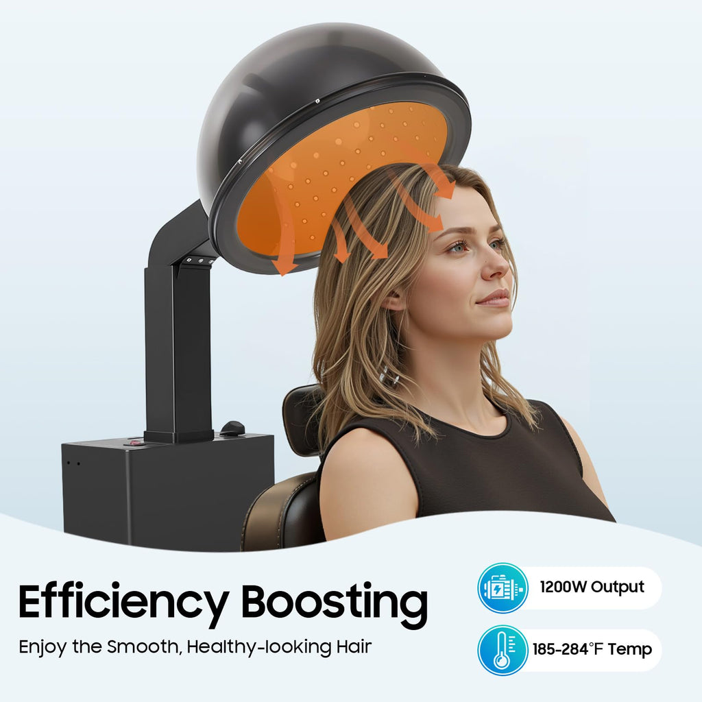 1200W Hooded Hair Dryer with Stand A68836