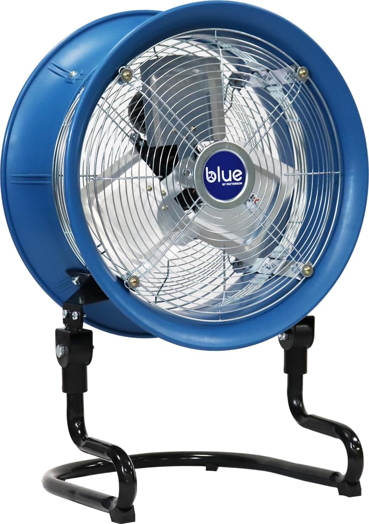 Blue 20-Inch 3-Speed Floor Fan G4715