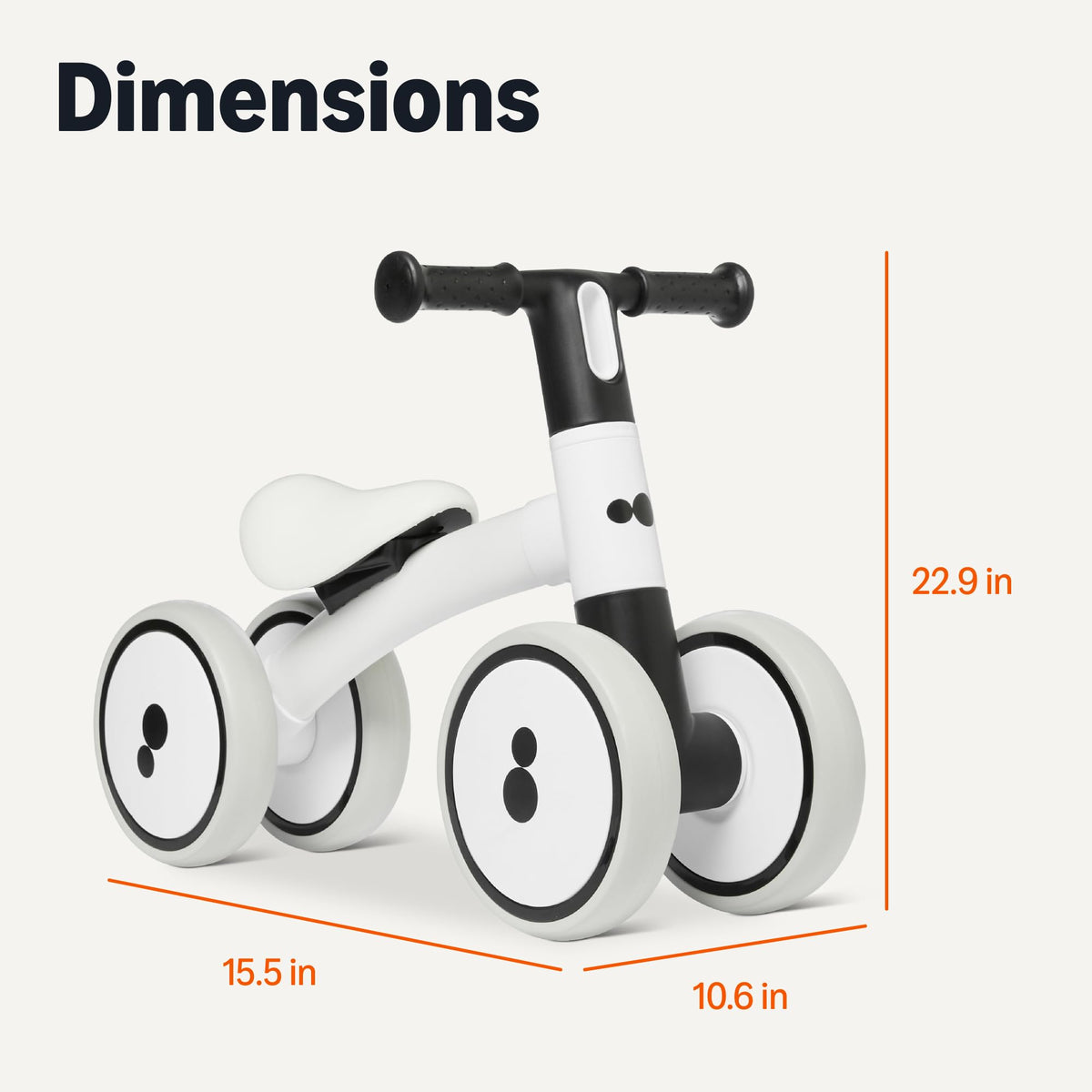 4-Wheel Toddler Balance Bike E29724