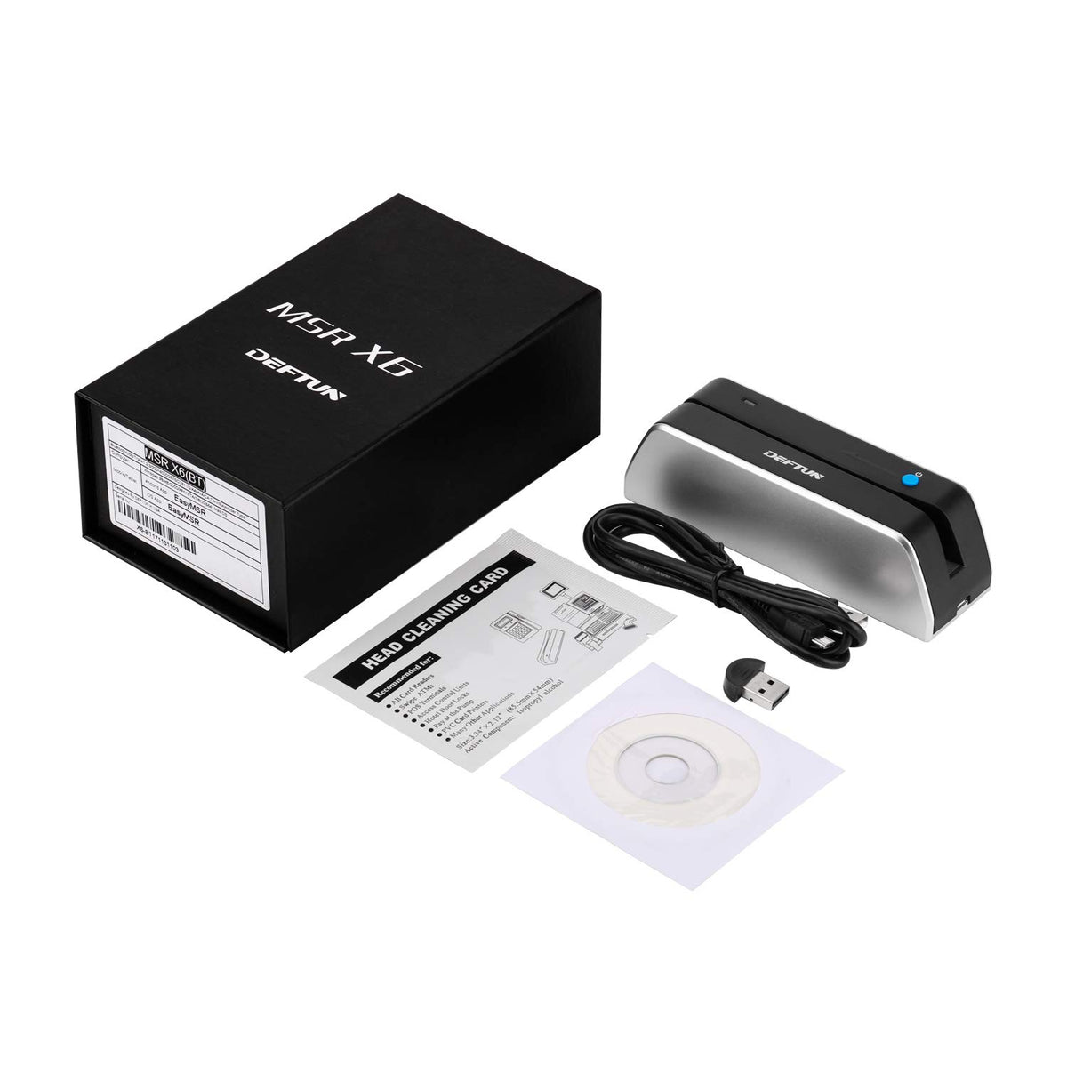 Bluetooth Stripe Card Reader Encoder Mini Portable W649