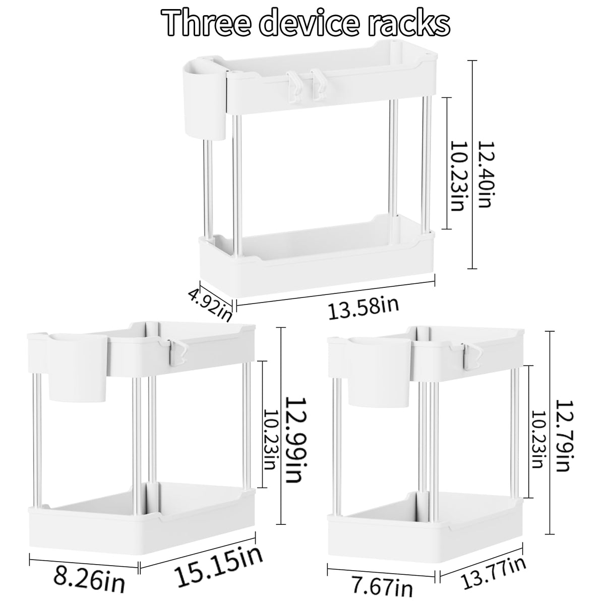 3 Pack Under Sink Organizer O6621
