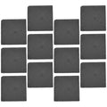 Black Natural Stone Cup Coaster Set W2679