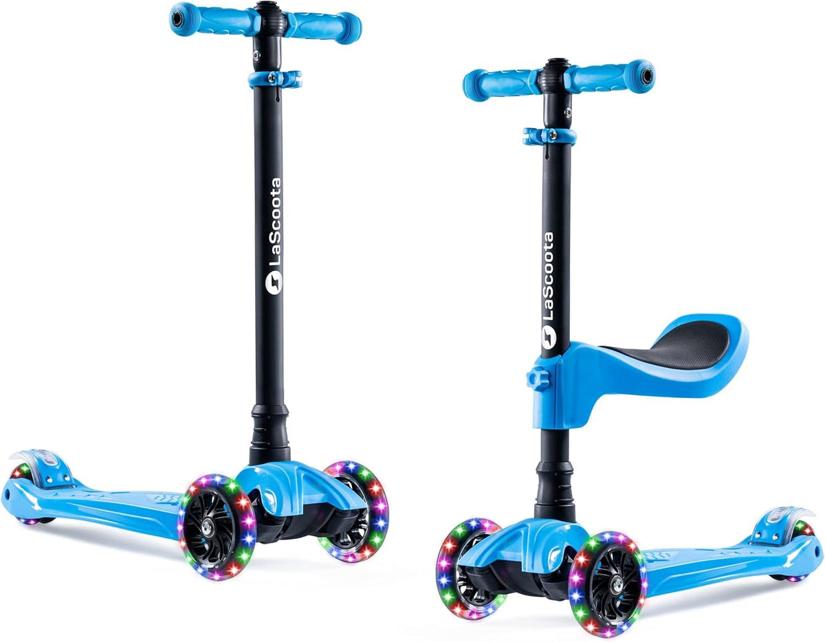 2-in-1 Kids Kick Scooter with Seat P303452
