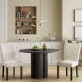 Faux Leather Upholstered Dining Chairs Set of 2 M6022