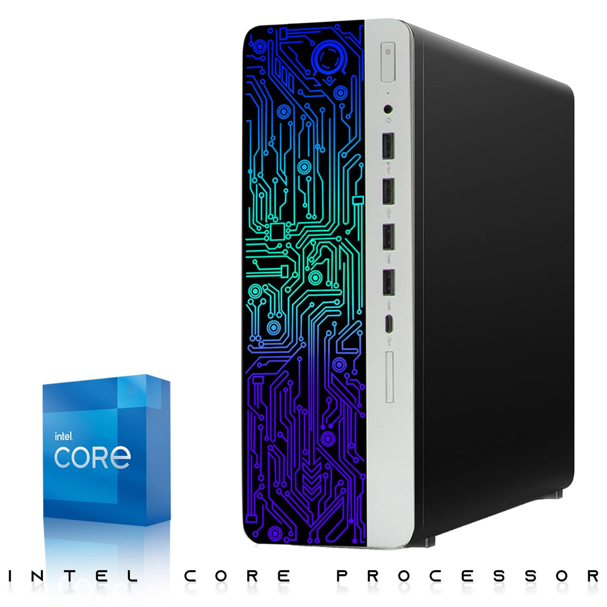 Gaming Desktop PC Intel Core i5 32GB RAM 1TB SSD 3TB HDD Windows 11 J4386