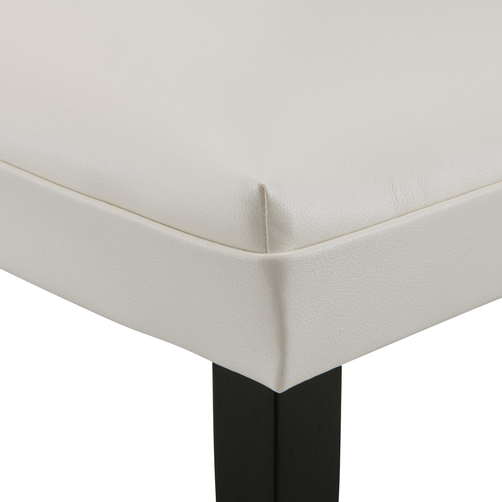 Faux Leather Upholstered Dining Chairs Set of 2 M6022