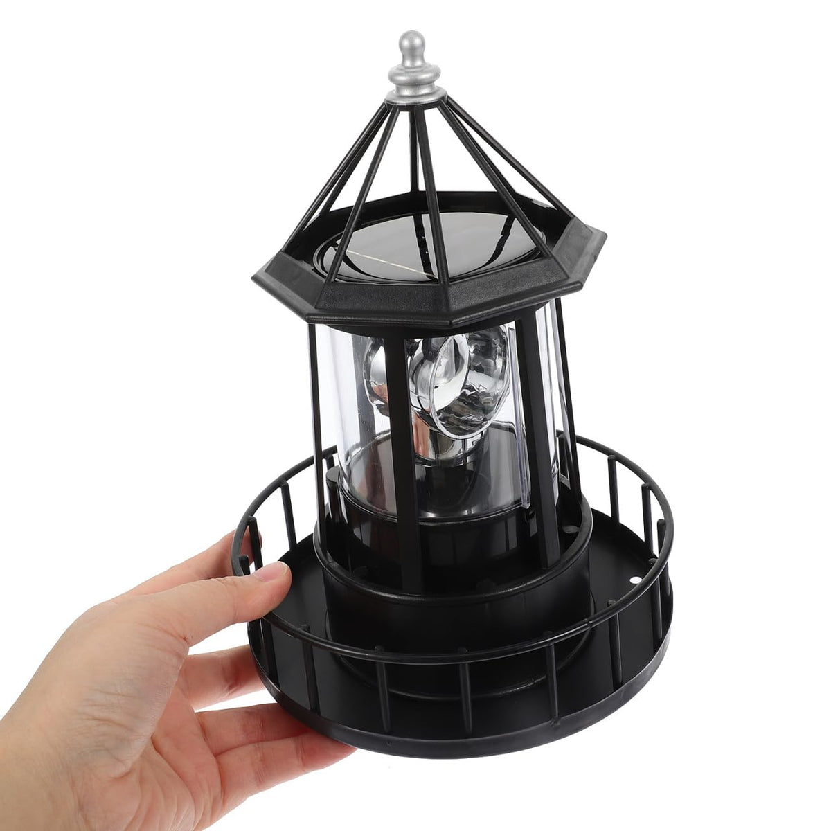 Solar Revolving Lighthouse Light L364