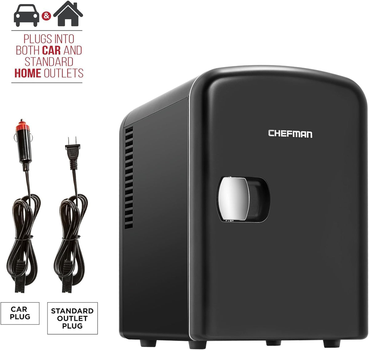 Black Portable Mini Fridge 4-liter B935960