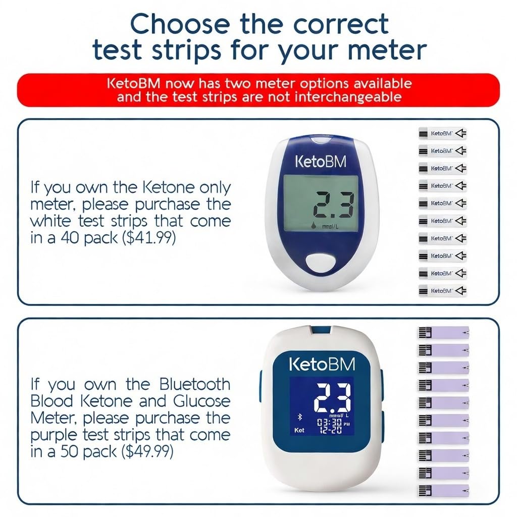 Blood Ketone Test Strips 50pk S5817
