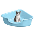 Corner Litter Box, Low Entry Kitten Litter Box E140