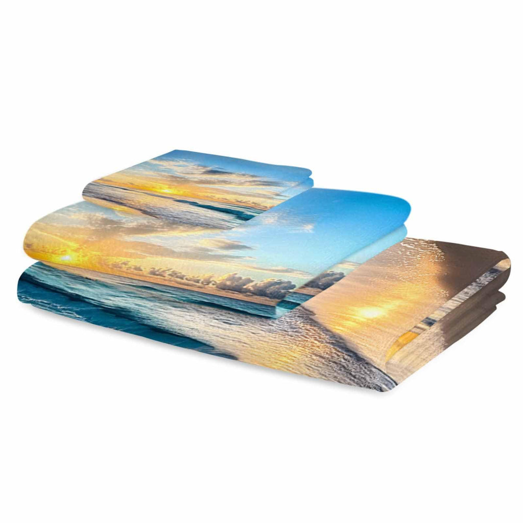 Cotton Bath Towel Set 3 Pack D6195