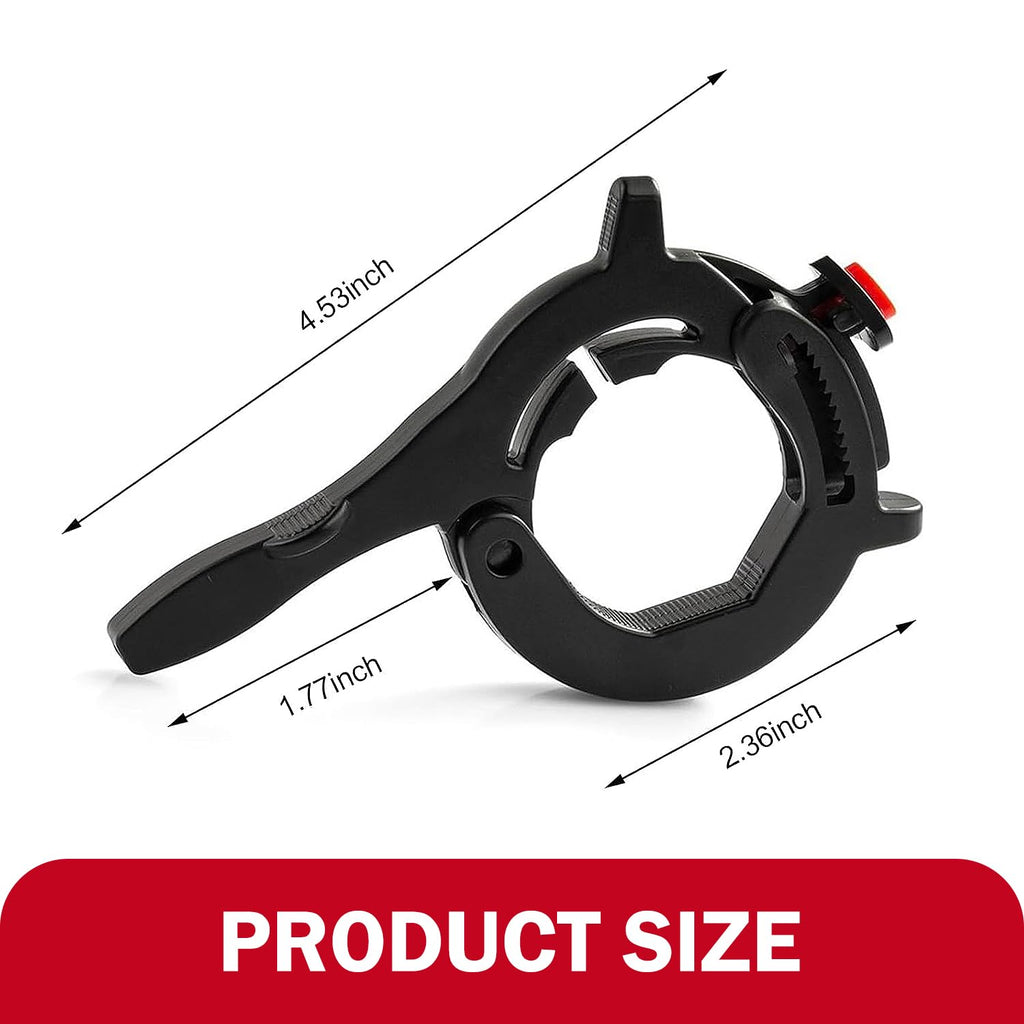 Motorcycle Throttle Cruise Control Assist Booster Anti-Slip Clamp (Black) Q786