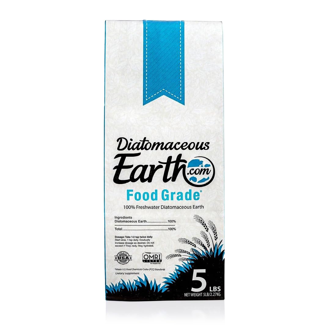 Food Grade Diatomaceous Earth 5lb Organic Powder P97725