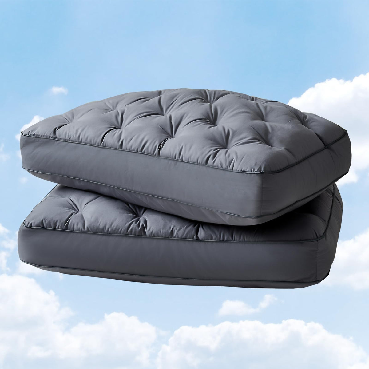 King Size Set of 2 Cotton Bed Pillow R106