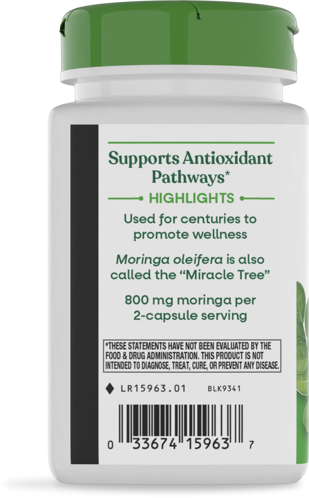 Moringa Leaf 800 mg 120 ct W99263