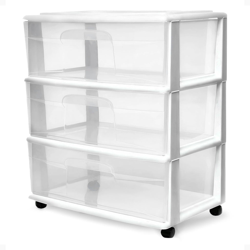 3-Tier Storage Cart with Removable Wheels Z7900