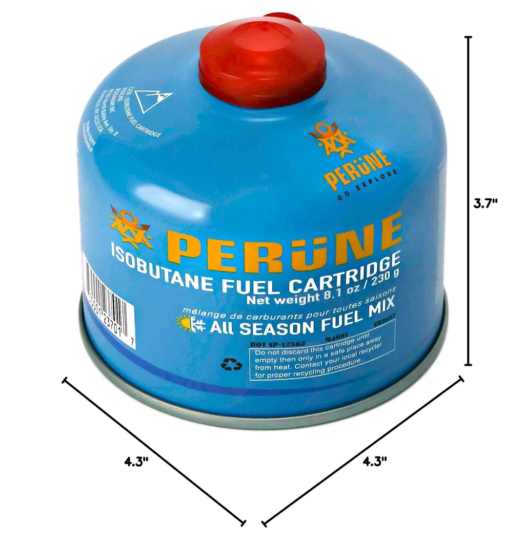 230gram 4 Pack Iso-Butane Camping Fuel Canister B4970