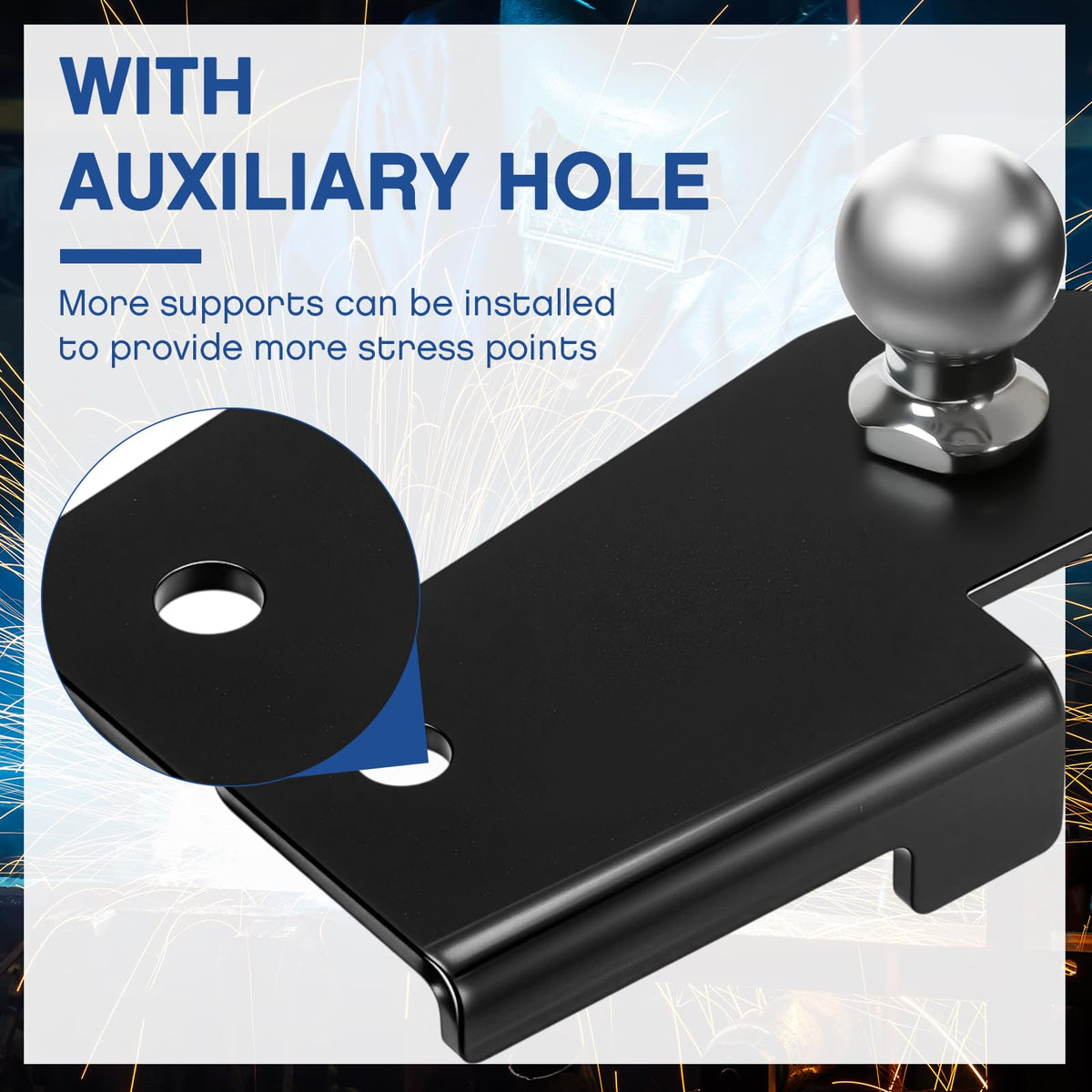 Trailer Hitch Ball Mount B138
