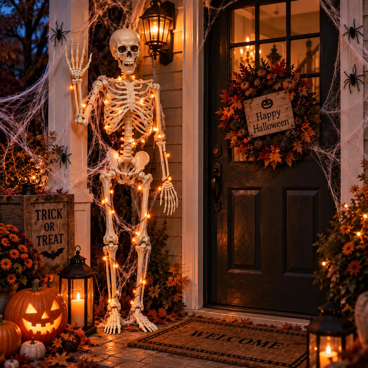 5.4 FT Poseable Skeleton O86346