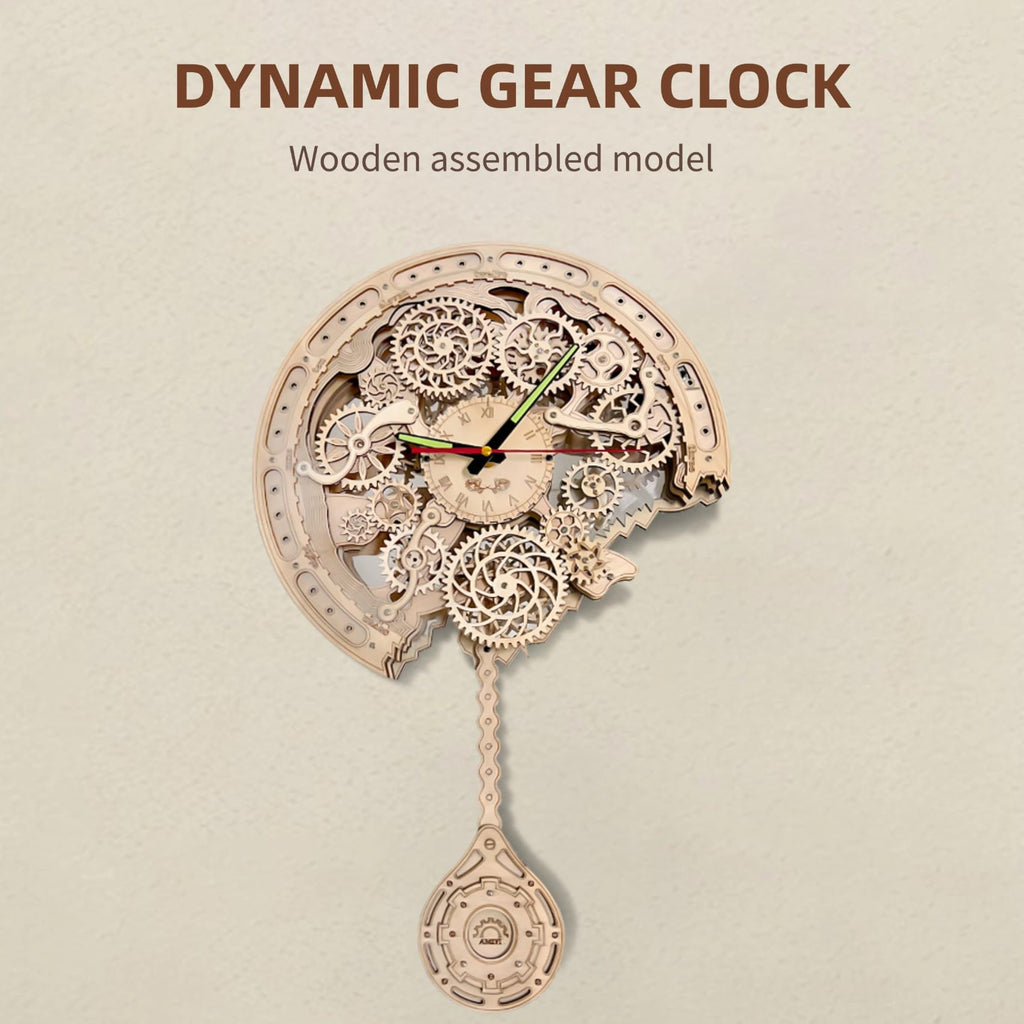 Wooden Puzzle Clock M210853