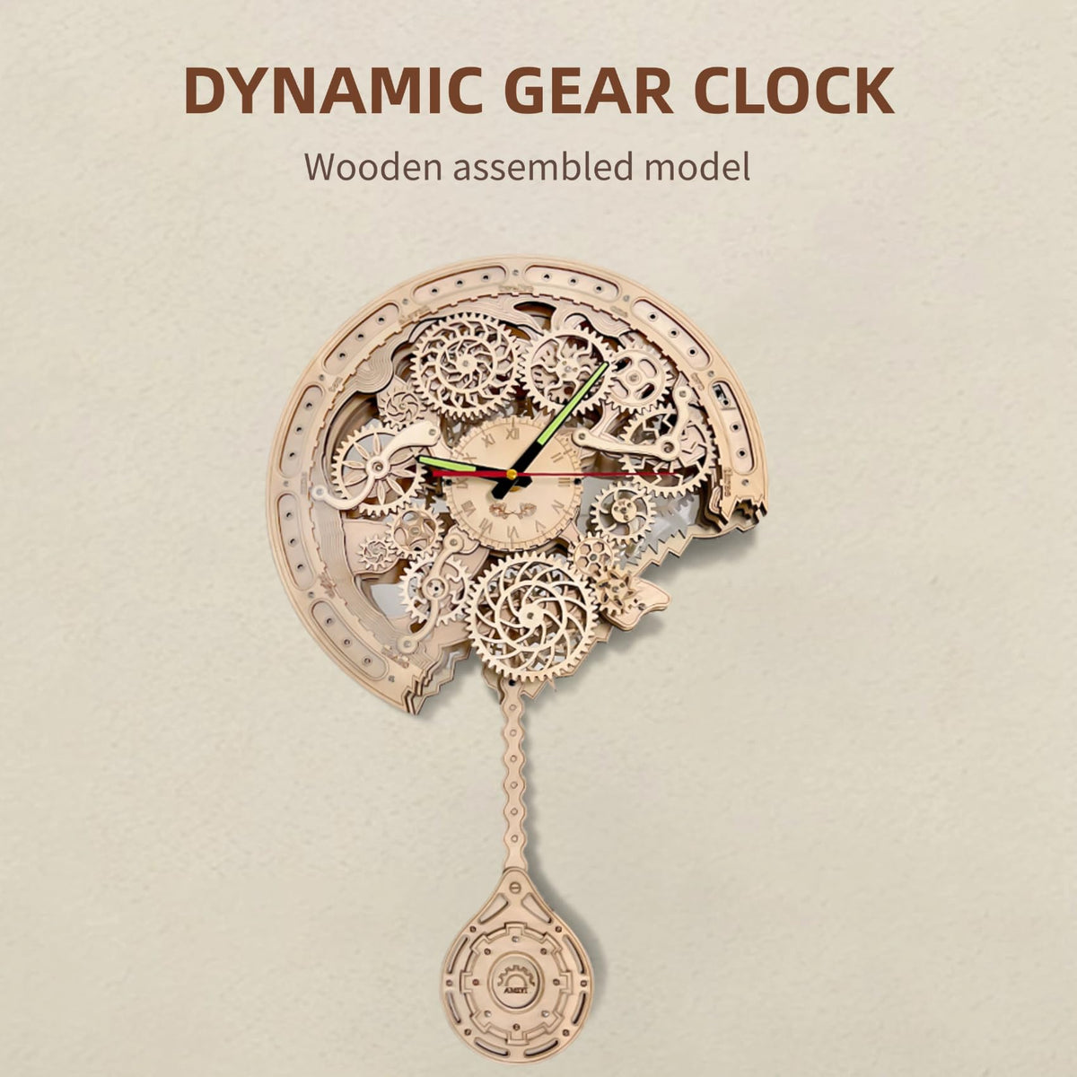 Wooden Puzzle Clock M210853