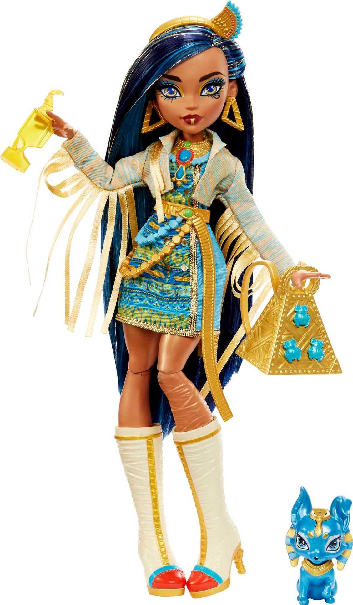 Monster High Doll with Blue Streaked Hair and Fashion Accessories R896021