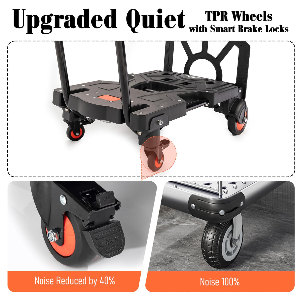 2-in-1 Folding Hand Truck Dolly K879