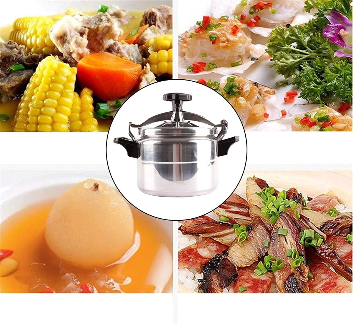 2L Aluminum Alloy Pressure Cooker Z410