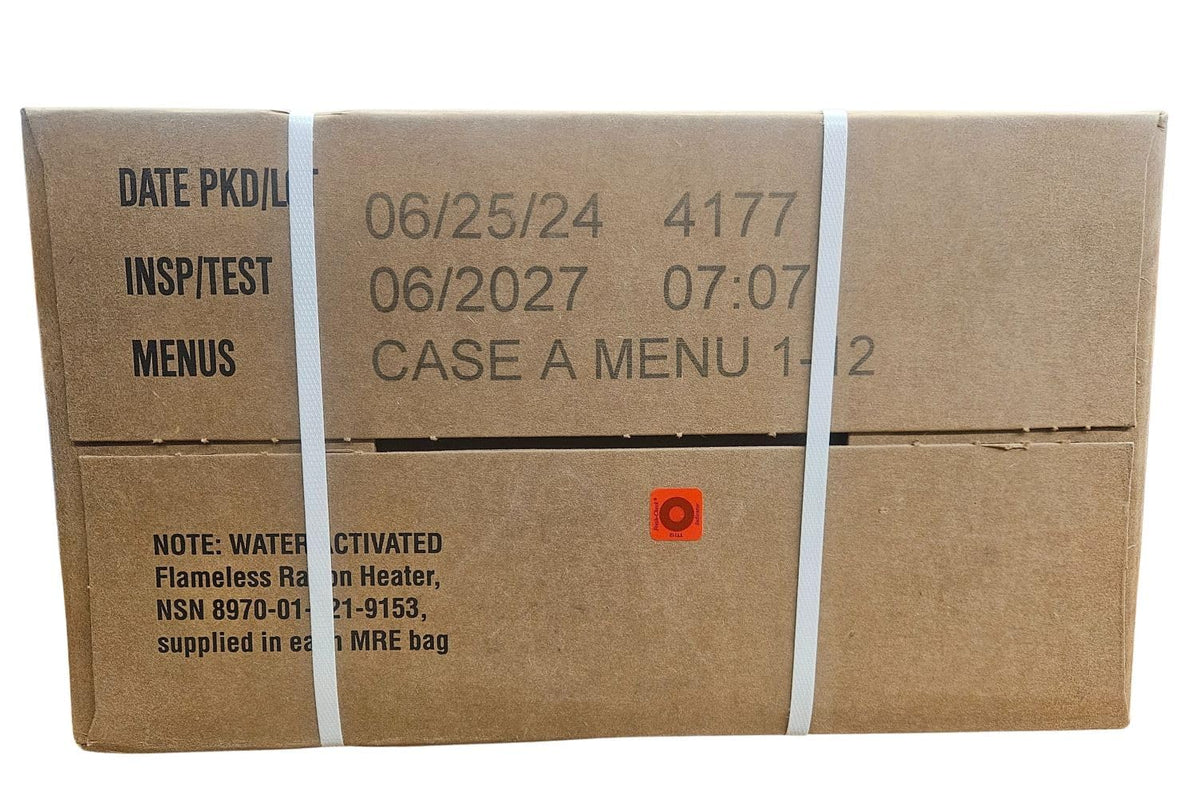 Case of 12 MREs Ready to Eat Meal 12 Packs I953066