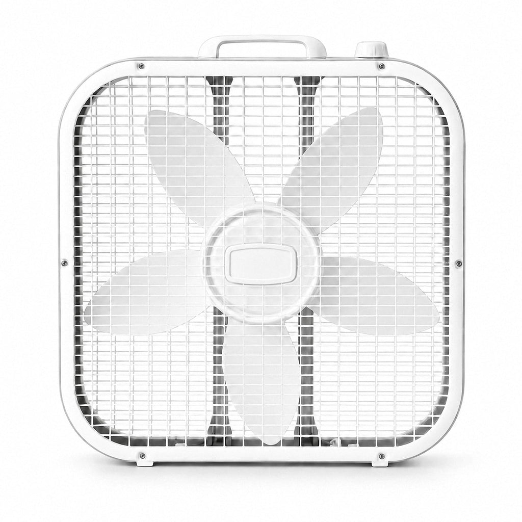 20 Inch 3-Speed White Box Fan B447685