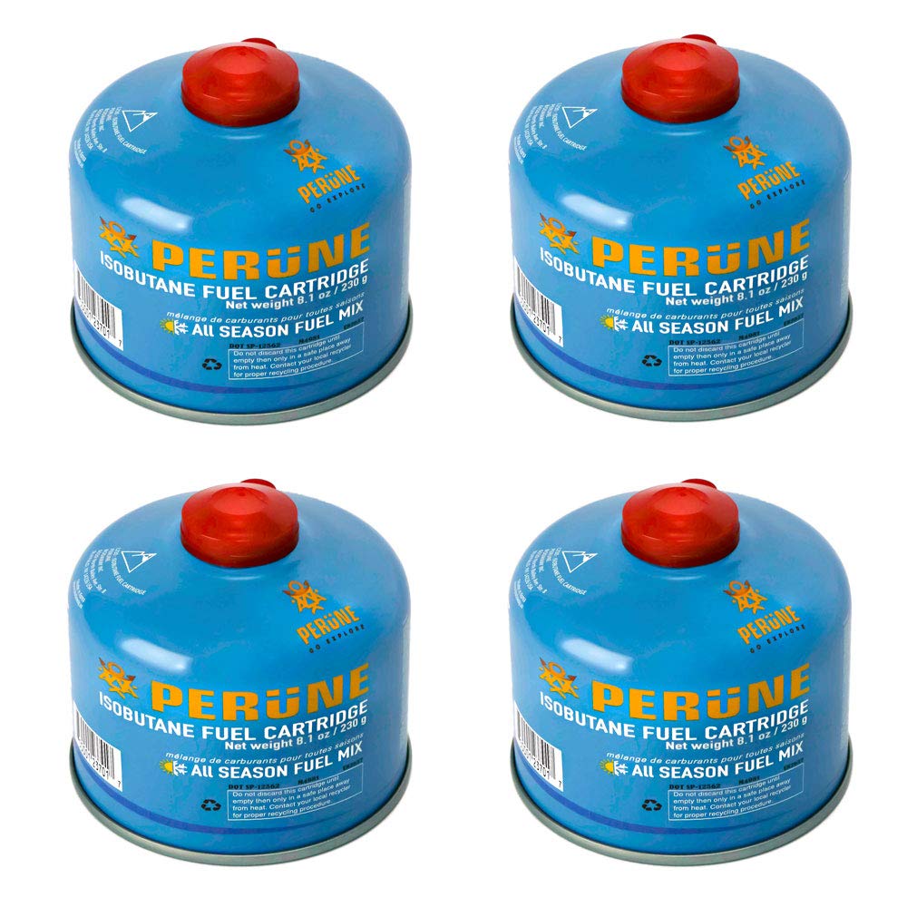 230gram 4 Pack Iso-Butane Camping Fuel Canister B4970
