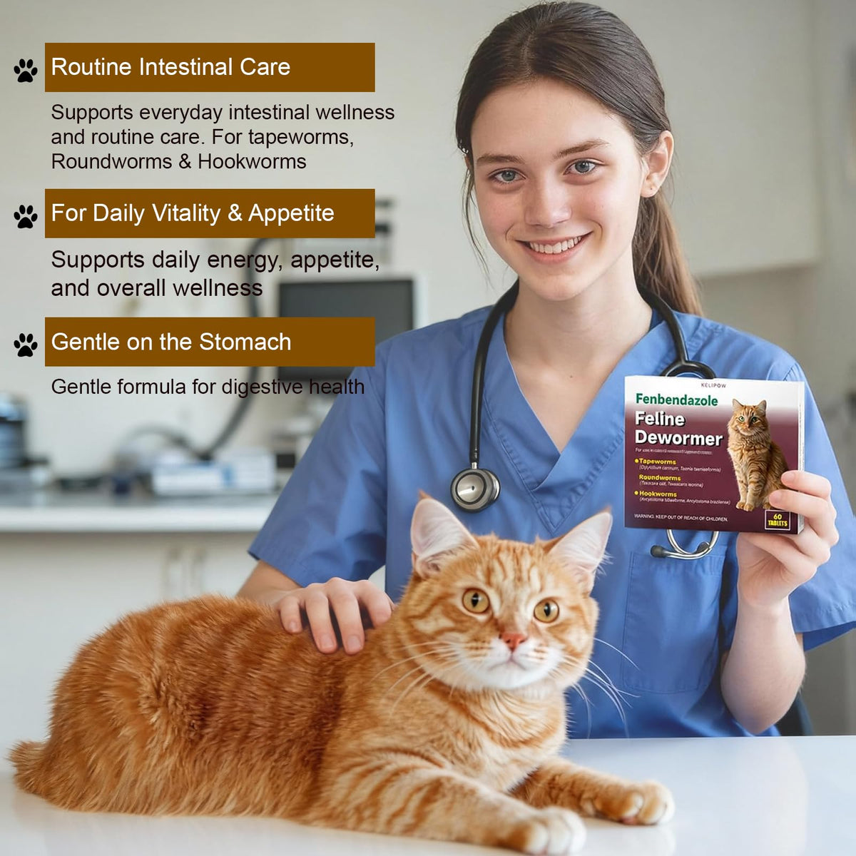 Broad Spectrum Cat & Kitten Dewormer C556985