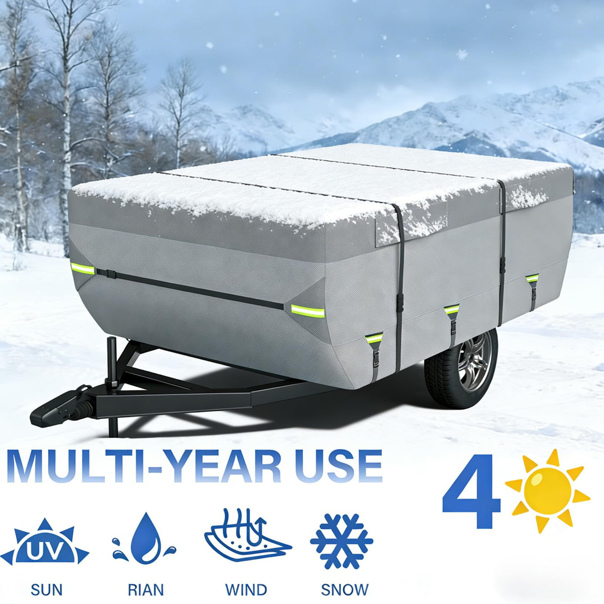 8 Layers Pop Up Folding Camper Cover V678605